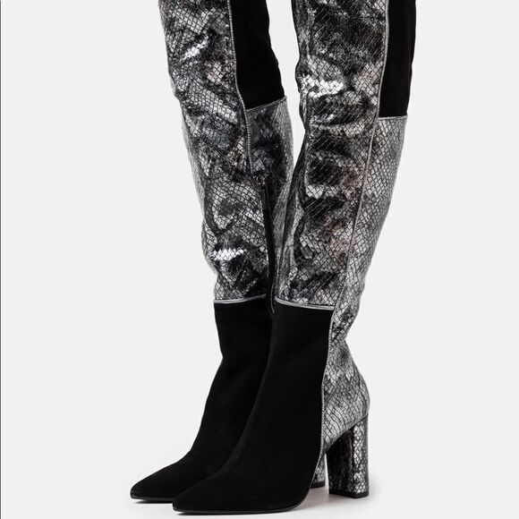 Leather over the knee boots - Picture 1 of 13